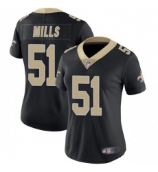 Women New Orleans Saints 51 Sam Mills Black Vapor Untouchable Limited Jersey Women New Orleans Saints 51 Sam Mills Black Vapor Untouchable Limited Jersey