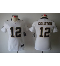 Women Nike New Orleans Saints #12 Marques Colston White Game LIMITED Nike NFL Jerseys Women Nike New Orleans Saints #12 Marques Colston White Game LIMITED Nike NFL Jerseys