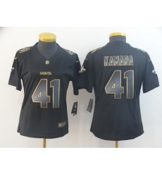 Women Nike Saints 41 Alvin Kamara Black Gold Vapor Untouchable Limited Jersey Women Nike Saints 41 Alvin Kamara Black Gold Vapor Untouchable Limited Jersey