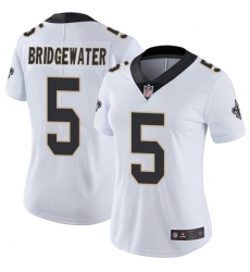 Women Saints 5 Teddy Bridgewater White Stitched Football Vapor Untouchable Limited Jersey Women Saints 5 Teddy Bridgewater White Stitched Football Vapor Untouchable Limited Jersey