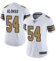 Women Saints 54 Kiko Alonso White Vapor Untouchable Rush Limited Football Jersey Women Saints 54 Kiko Alonso White Vapor Untouchable Rush Limited Football Jersey