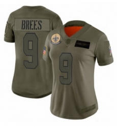 Womens New Orleans Saints 9 Drew Brees Limited Camo 2019 Salute to Service Football Jersey Womens New Orleans Saints 9 Drew Brees Limited Camo 2019 Salute to Service Football Jersey