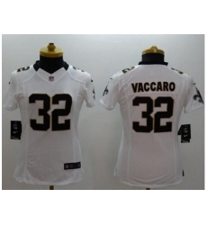 Women's Nike New Orleans Saints #32 Kenny Vaccaro White Stitched NFL Limited Jersey Women's Nike New Orleans Saints #32 Kenny Vaccaro White Stitched NFL Limited Jersey