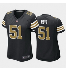 women cesar ruiz new orleans saints black alternate game jersey women cesar ruiz new orleans saints black alternate game jersey