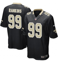 Nike Saints #99 Sheldon Rankins Black Team Color Youth Stitched NFL Elite Jersey Nike Saints #99 Sheldon Rankins Black Team Color Youth Stitched NFL Elite Jersey
