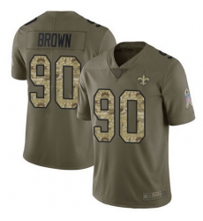 Saints 90 Malcom Brown Olive Camo Youth Stitched Football Limited 2017 Salute to Service Jersey Saints 90 Malcom Brown Olive Camo Youth Stitched Football Limited 2017 Salute to Service Jersey