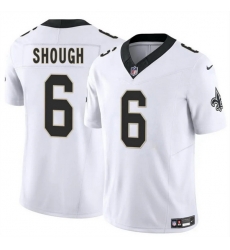 Youth New Orleans Saints 6 Tyler Shough White 2025 Draft F U S E Vapor Limited Stitched Football Jersey Youth New Orleans Saints 6 Tyler Shough White 2025 Draft F U S E Vapor Limited Stitched Football Jersey