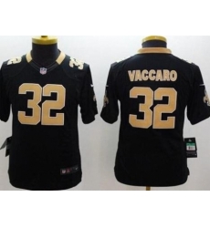 Youth Nike New Orleans Saints #32 Kenny Vaccaro Black Limited Jersey Youth Nike New Orleans Saints #32 Kenny Vaccaro Black Limited Jersey