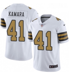 Youth Nike New Orleans Saints 41 Alvin Kamara Limited White Rush Vapor Untouchable NFL Jersey Youth Nike New Orleans Saints 41 Alvin Kamara Limited White Rush Vapor Untouchable NFL Jersey