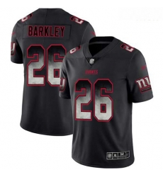 Giants 26 Saquon Barkley Black Men Stitched Football Vapor Untouchable Limited Smoke Fashion Jersey Giants 26 Saquon Barkley Black Men Stitched Football Vapor Untouchable Limited Smoke Fashion Jersey