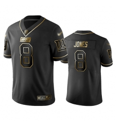 Giants 8 Daniel Jones Black Men Stitched Football Limited Golden Edition Jersey Giants 8 Daniel Jones Black Men Stitched Football Limited Golden Edition Jersey