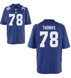 Men Giants 78 Thomas Blue Game Stitched NFL Jersey Men Giants 78 Thomas Blue Game Stitched NFL Jersey