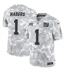 Men New York Giants 1 Malik Nabers 2024 F U S E Arctic Camo Salute To Service Limited Stitched Football Jersey Men New York Giants 1 Malik Nabers 2024 F U S E Arctic Camo Salute To Service Limited Stitched Football Jersey