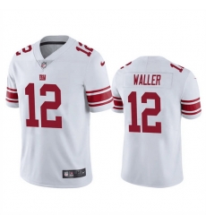 Men New York Giants 12 Darren Waller White Vapor Untouchable Limited Stitched Jersey Men New York Giants 12 Darren Waller White Vapor Untouchable Limited Stitched Jersey