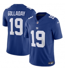 Men New York Giants 19 Kenny Golladay Blue 2023 F U S E Vapor Untouchable Limited Stitched Jersey Men New York Giants 19 Kenny Golladay Blue 2023 F U S E Vapor Untouchable Limited Stitched Jersey