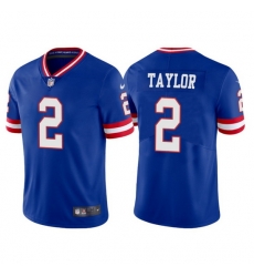 Men New York Giants 2 Tyrod Taylor Royal Vapor Untouchable Classic Retired Player Stitched Game Jersey Men New York Giants 2 Tyrod Taylor Royal Vapor Untouchable Classic Retired Player Stitched Game Jersey