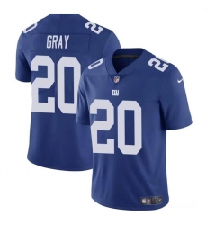 Men New York Giants 20 Eric Gray Blue Vapor Untouchable Limited Stitched Jersey Men New York Giants 20 Eric Gray Blue Vapor Untouchable Limited Stitched Jersey