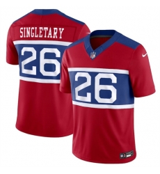 Men New York Giants 26 Devin Singletary Century Red Alternate Vapor F U S E Limited Stitched Football Jersey Men New York Giants 26 Devin Singletary Century Red Alternate Vapor F U S E Limited Stitched Football Jersey
