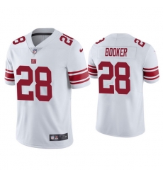 Men New York Giants 28 Devontae Booker White Vapor Untouchable Limited Stitched Jersey Men New York Giants 28 Devontae Booker White Vapor Untouchable Limited Stitched Jersey