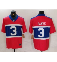 Men New York Giants 3 Deonte Banks Century Red Alternate Vapor F U S E Limited Stitched Football Jersey Men New York Giants 3 Deonte Banks Century Red Alternate Vapor F U S E Limited Stitched Football Jersey