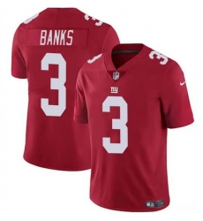 Men New York Giants 3 Deonte Banks Red 2023 F U S E Vapor Untouchable Limited Stitched Jersey Men New York Giants 3 Deonte Banks Red 2023 F U S E Vapor Untouchable Limited Stitched Jersey