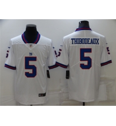 Men New York Giants #5 Kayvon Thibodeaux White Color Rush Limited Jersey Men New York Giants #5 Kayvon Thibodeaux White Color Rush Limited Jersey