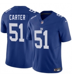 Men New York Giants 51 Abdul Carter Blue 2025 Draft F U S E Vapor Untouchable Limited Stitched Jersey Men New York Giants 51 Abdul Carter Blue 2025 Draft F U S E Vapor Untouchable Limited Stitched Jersey