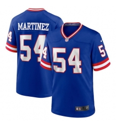 Men New York Giants 54 Blake Martinez Royal Classic Retired Player Stitched Game Jersey Men New York Giants 54 Blake Martinez Royal Classic Retired Player Stitched Game Jersey