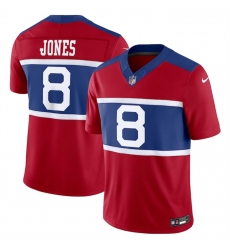 Men New York Giants 8 Daniel Jones Century Red Alternate Vapor F U S E Limited Stitched Football Jersey Men New York Giants 8 Daniel Jones Century Red Alternate Vapor F U S E Limited Stitched Football Jersey