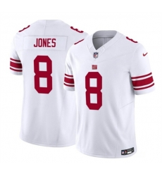 Men New York Giants 8 Daniel Jones White 2023 F U S E Vapor Untouchable Limited Stitched Jersey Men New York Giants 8 Daniel Jones White 2023 F U S E Vapor Untouchable Limited Stitched Jersey