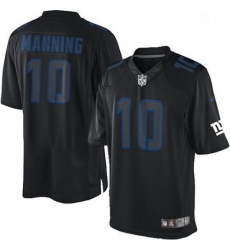 Mens Nike New York Giants 10 Eli Manning Limited Black Impact NFL Jersey Mens Nike New York Giants 10 Eli Manning Limited Black Impact NFL Jersey