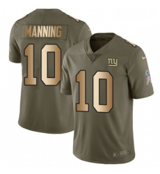 Mens Nike New York Giants 10 Eli Manning Limited OliveGold 2017 Salute to Service NFL Jersey Mens Nike New York Giants 10 Eli Manning Limited OliveGold 2017 Salute to Service NFL Jersey