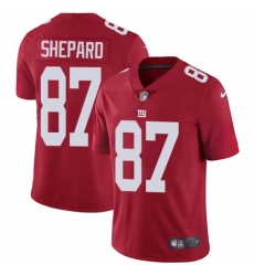 Mens Nike New York Giants 87 Sterling Shepard Red Alternate Vapor Untouchable Limited Player NFL Jersey Mens Nike New York Giants 87 Sterling Shepard Red Alternate Vapor Untouchable Limited Player NFL Jersey