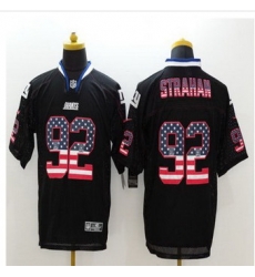 New New York Giants #92 Michael Strahan Black Men Stitched NFL Elite USA Flag Fashion Jersey New New York Giants #92 Michael Strahan Black Men Stitched NFL Elite USA Flag Fashion Jersey