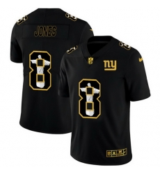 New York Giants 8 Daniel Jones Men Nike Carbon Black Vapor Cristo Redentor Limited NFL Jersey New York Giants 8 Daniel Jones Men Nike Carbon Black Vapor Cristo Redentor Limited NFL Jersey