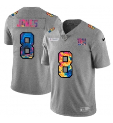 New York Giants 8 Daniel Jones Men Nike Multi Color 2020 NFL Crucial Catch NFL Jersey Greyheather New York Giants 8 Daniel Jones Men Nike Multi Color 2020 NFL Crucial Catch NFL Jersey Greyheather