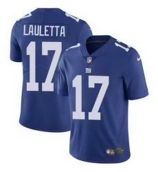 Nike Giants 17 Kyle Lauletta Royal Vapor Untouchable Limited Jersey Nike Giants 17 Kyle Lauletta Royal Vapor Untouchable Limited Jersey