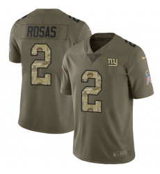 Nike Giants 2 Aldrick Rosas Olive Camo Mens Stitched NFL Limited 2017 Salute To Service Jersey Nike Giants 2 Aldrick Rosas Olive Camo Mens Stitched NFL Limited 2017 Salute To Service Jersey