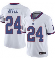 Nike Giants #24 Eli Apple White Mens Stitched NFL Limited Rush Jersey Nike Giants #24 Eli Apple White Mens Stitched NFL Limited Rush Jersey