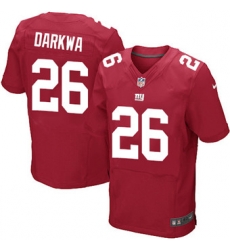 Nike Giants #26 Orleans Darkwa Red Alternate Mens Stitched NFL Elite Jersey Nike Giants #26 Orleans Darkwa Red Alternate Mens Stitched NFL Elite Jersey