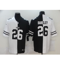 Nike Giants 26 Saquon Barkley Black And White Split Vapor Untouchable Limited Jersey Nike Giants 26 Saquon Barkley Black And White Split Vapor Untouchable Limited Jersey