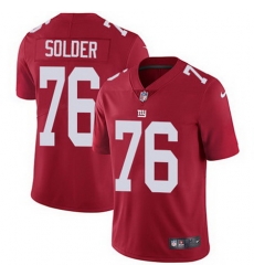 Nike Giants #76 Nate Solder Red Alternate Mens Stitched NFL Vapor Untouchable Limited Jersey Nike Giants #76 Nate Solder Red Alternate Mens Stitched NFL Vapor Untouchable Limited Jersey