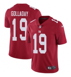 Nike New York Giants 19 Kenny Golladay Red Alternate Men Stitched NFL Vapor Untouchable Limited Jersey Nike New York Giants 19 Kenny Golladay Red Alternate Men Stitched NFL Vapor Untouchable Limited Jersey