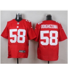 Nike New York Giants #58 Owa Odighizuwa Red Alternate Mens Stitched NFL Elite Jersey Nike New York Giants #58 Owa Odighizuwa Red Alternate Mens Stitched NFL Elite Jersey