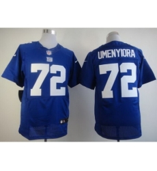 Nike New York Giants 72 Osi Umenyiora Blue Elite NFL Jersey Nike New York Giants 72 Osi Umenyiora Blue Elite NFL Jersey