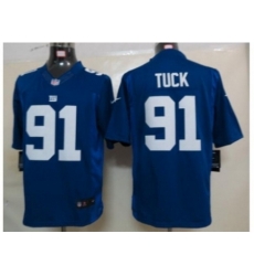 Nike New York Giants 91 Justin Tuck Blue Limited NFL Jersey Nike New York Giants 91 Justin Tuck Blue Limited NFL Jersey