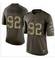 Nike New York Giants #92 Michael Strahan Green Mens Stitched NFL Limited Salute to Service Jersey Nike New York Giants #92 Michael Strahan Green Mens Stitched NFL Limited Salute to Service Jersey