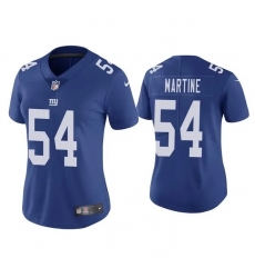 Women Nike New York Giants 54 Blake Martinez Blue Stitched Jersey Women Nike New York Giants 54 Blake Martinez Blue Stitched Jersey