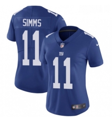 Womens Nike New York Giants 11 Phil Simms Royal Blue Team Color Vapor Untouchable Limited Player NFL Jersey Womens Nike New York Giants 11 Phil Simms Royal Blue Team Color Vapor Untouchable Limited Player NFL Jersey