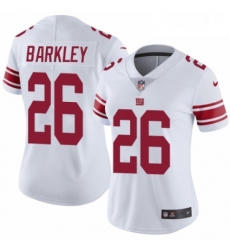 Womens Nike New York Giants 26 Saquon Barkley White Vapor Untouchable Elite Player NFL Jersey Womens Nike New York Giants 26 Saquon Barkley White Vapor Untouchable Elite Player NFL Jersey